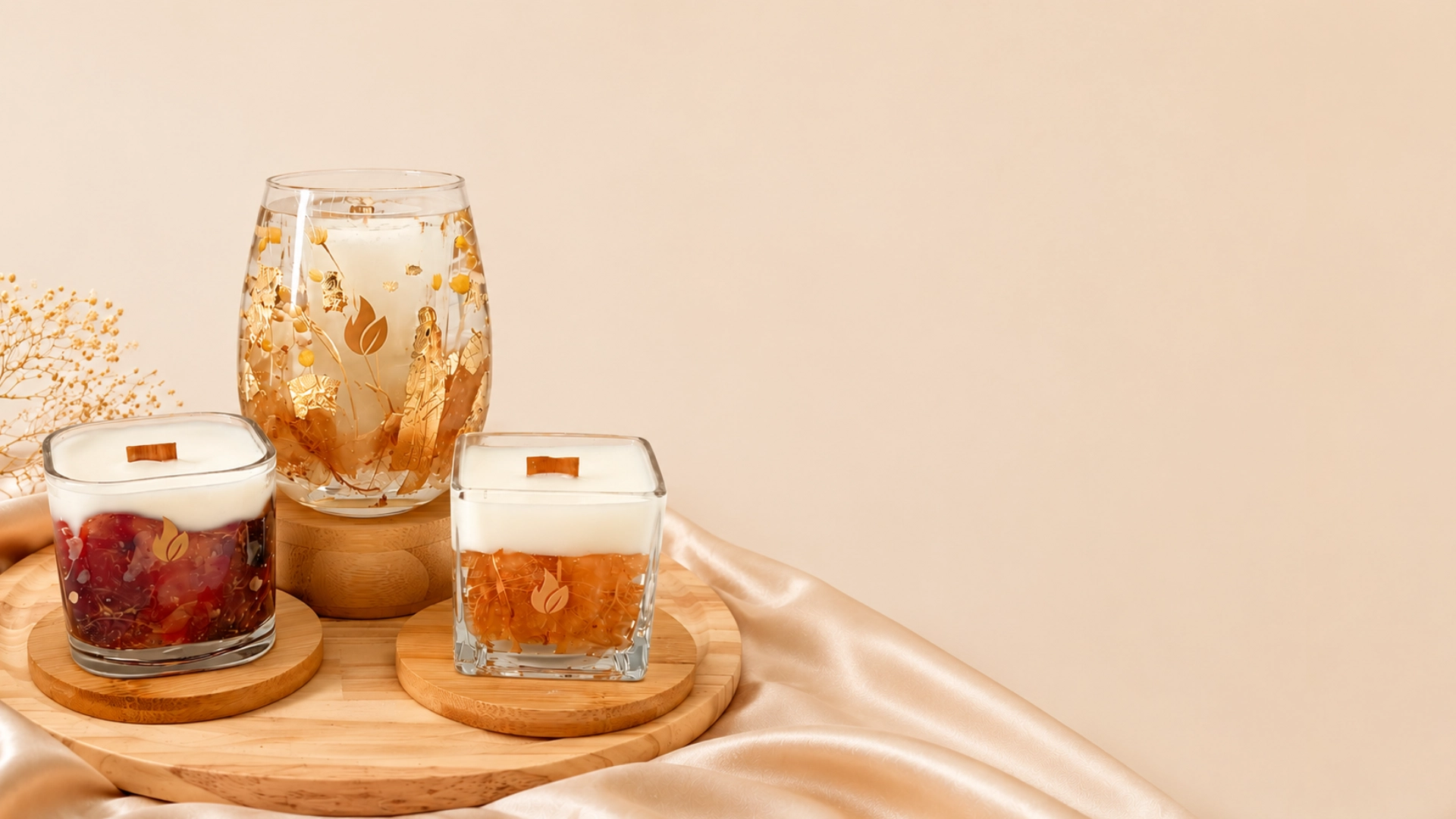 Vela aromática artesanal